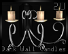 2u Dark Wall Candles