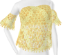 Top yellow lace Lyna