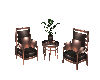 chairs copper & brown