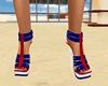 Red White Blue Shoes