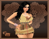 Brown Paige Dance Dress