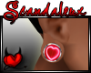 |Sx| Heart Red Plugs