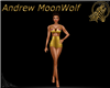 Silk Rose Swimsuit Gold