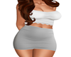 Grey Pencil Skirt LLT