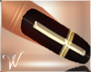 *W* Monica Cross Nails