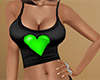 Green Heart Tank Top (F)