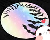 Pastel Goth Round Rug