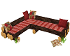 Outdoor Log Sofa