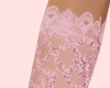 E* Pink Lace Gloves&Nail
