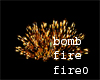 bomb fire