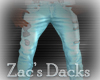 [ZAC] Skinny Jeans Teal