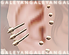 A | Gold piercing set R