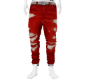 ÝL Ripped Red Pants