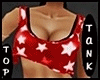 !ME TANK TOP HOT RED