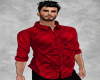 Red Casual Dress Shirt