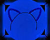 Blue Kitty Headband