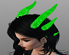 neon green horns 