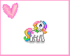 Litte rainbow pony <3