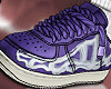 Shoes Skeleton Purple 1s