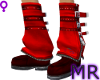 {MR} Red Strap Boots