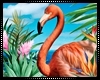 Paradise Flamingo Flag