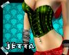 Toxic Green Corset Top