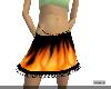Flame Miniskirt w/Thong