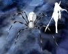 Animated White Spider