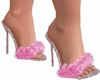 (DR) PINK FUR HH SANDALS