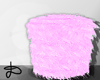 ♚ Fur stool pink