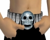 Skull buckle with belt
