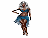 blue beach sarong