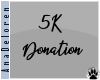 5K Donation Sticker