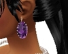 Tristana Violet Earrings