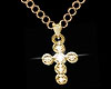 diamonds and gold  Cross