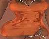 Orange Coctail Dress