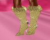 Fashion gold boot