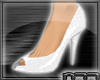 [n77] Glam Shoes White