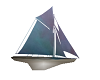 Animated Small Sailboat