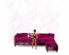 Pink Leopard Couch