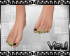 V| Green Nails