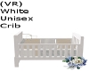 (VR) White Unisex Crib