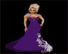 Bridemaid gown dr purple