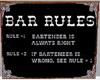bar rules