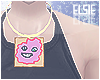 Toast Necklace Pink