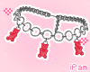 p. gummy red necklace