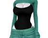 L! COZY SET GREEN