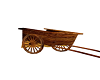 Old wood hay cart