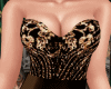 Busty Brown Gown