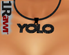 [1R] YOLO Black Necklace